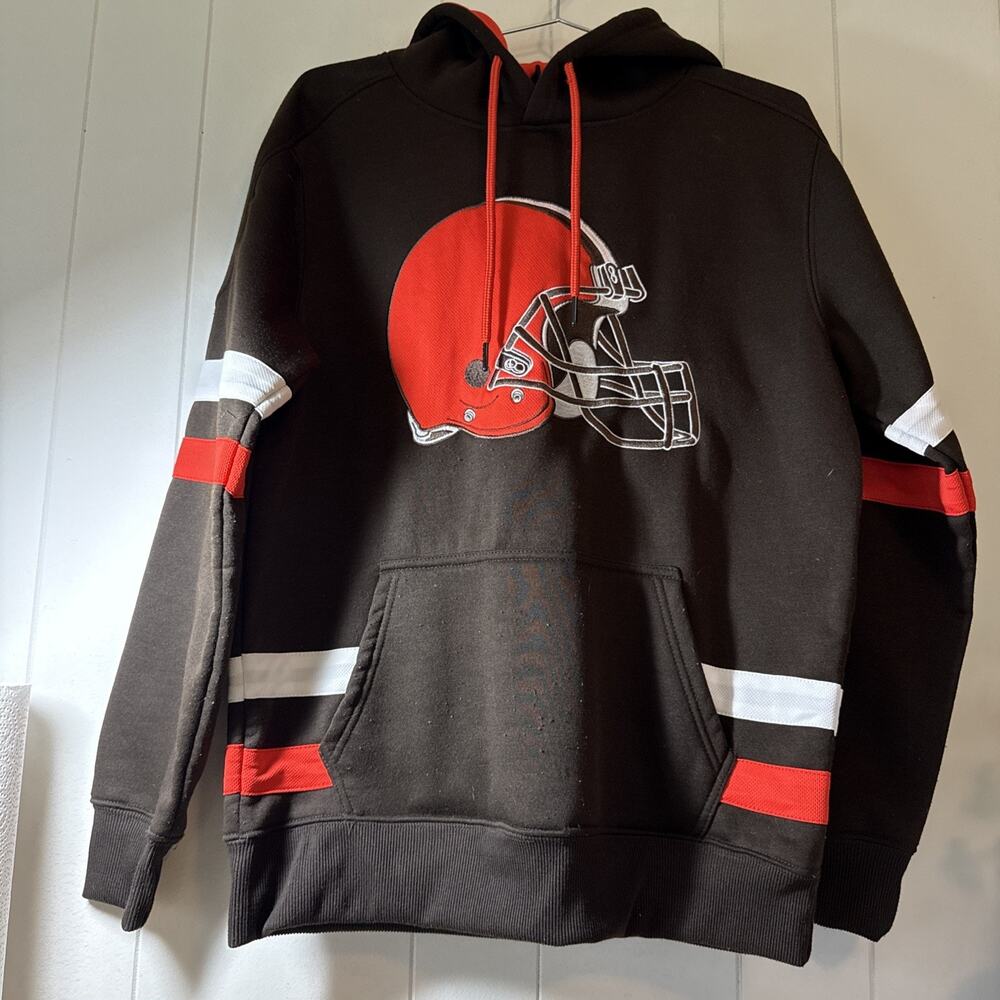 NFL Team Apparel Collection ~ Cleveland Browns Hoodie ~ Med CC